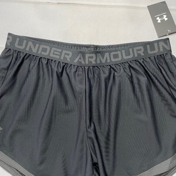NWT - Under Armour - Women’s Play Up 2.0 Black Shorts - Size X-Large - Picture 4 of 11